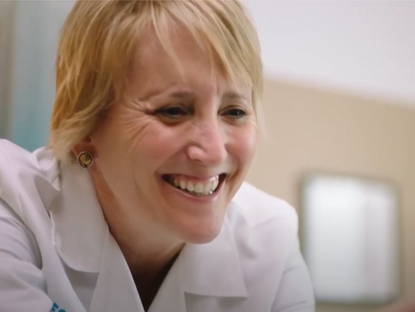 Female doctor smiling