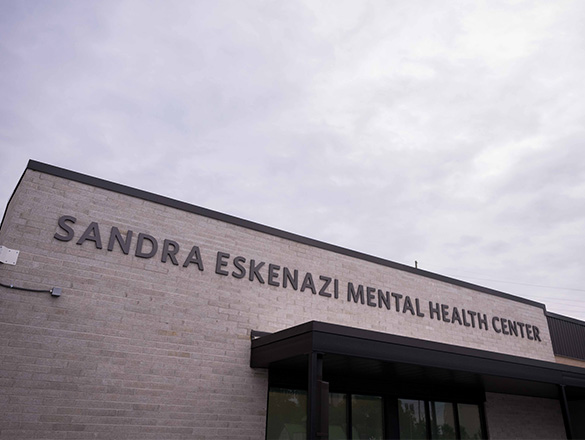 Exterior view of Sandra Eskenazi Mental Health Center 3419 English Ave.