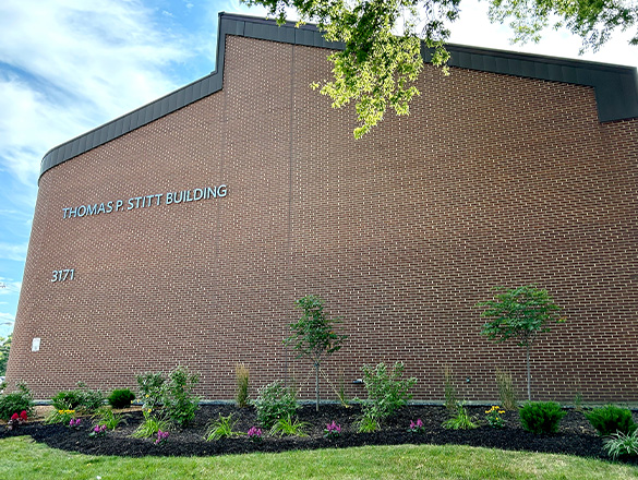 Exterior View of Thomas P. Stitt Building